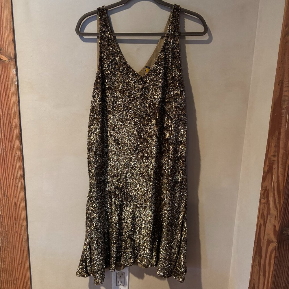 Polo Ralph Lauren Gold Sequin Dress